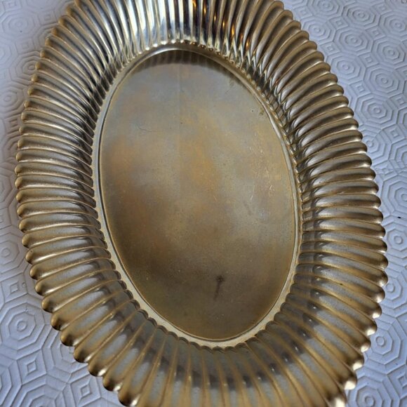 Gold Electronic Plated Brass Table Tray- Perfect for your dressing table - Picture 2 of 7